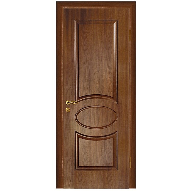 Дверное полотно Мариам Алекс шпон Темный орех глухое 2000х600 мм