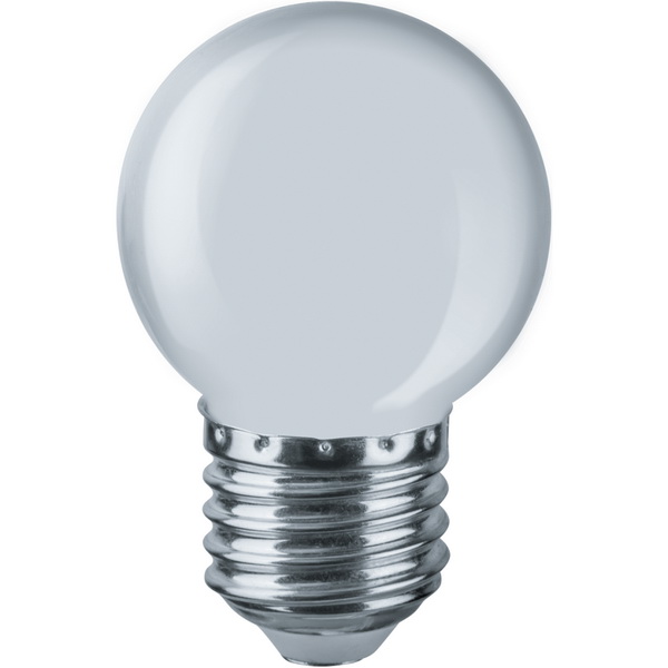 Лампа светодиодная декоративная Navigator 61243 NLL-G45-1-230-W-E27 1W белая
