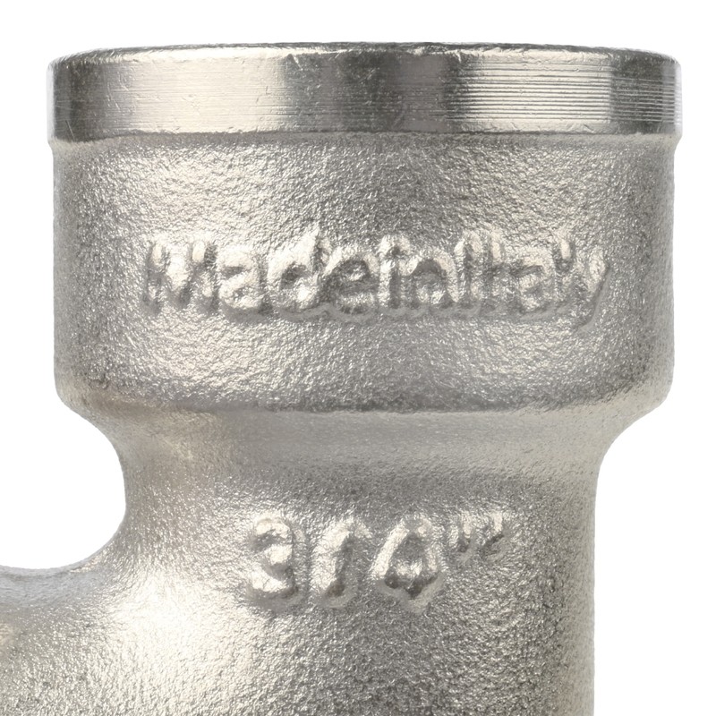 Угольник с упором Stout SFT-0016-000034 3/4 дюйма никелированный с внутренней и наружной резьбой