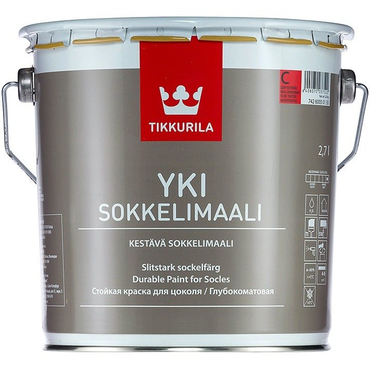 Краска фасадная Tikkurila Yki C 2,7 л