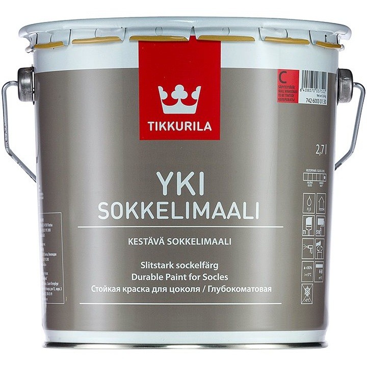 Краска фасадная Tikkurila Yki C 2,7 л