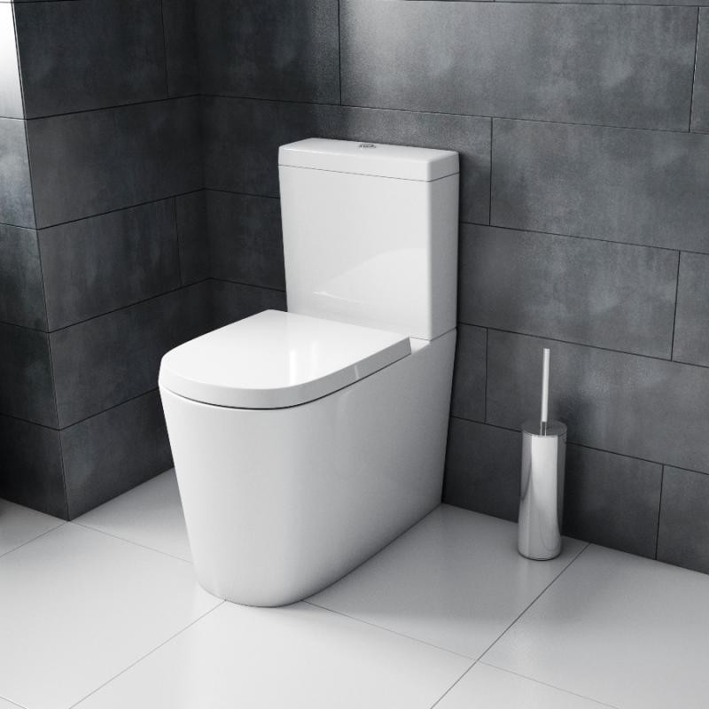 Чаша напольного унитаза Delice Lorraine Compact c сиденьем микролифт