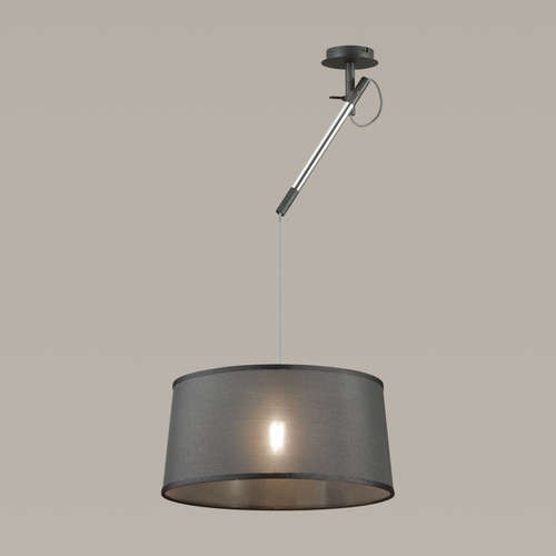 Подвес Odeon Light Loka 4159/1 черный Е27 1х15W 220V