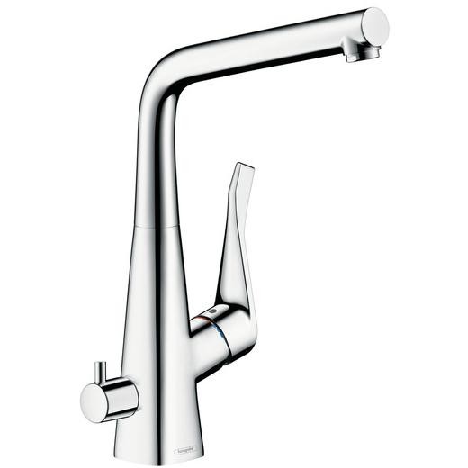 Смеситель для  кухни Hansgrohe Metris 320 14888000 с запорным вентилем