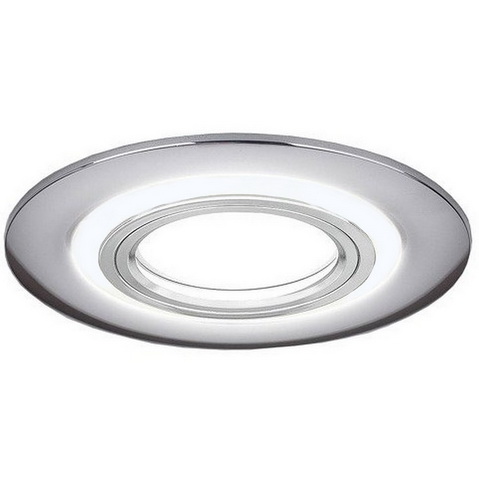 Светильник встраиваемый Gauss Backlight BL141 хром Gu5.3 3W Led 3000K