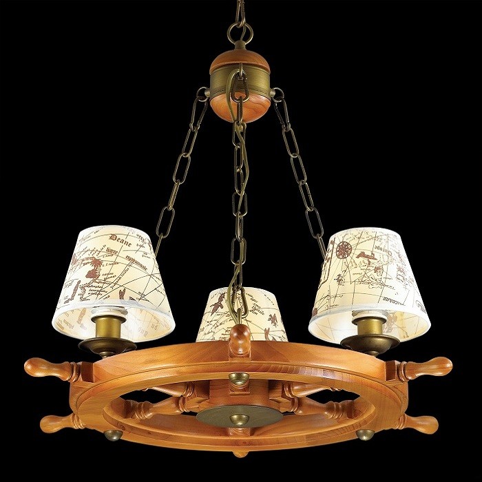Люстра подвесная Odeon Light Rotar 2769/3 коричневая E14 3х40W 220V