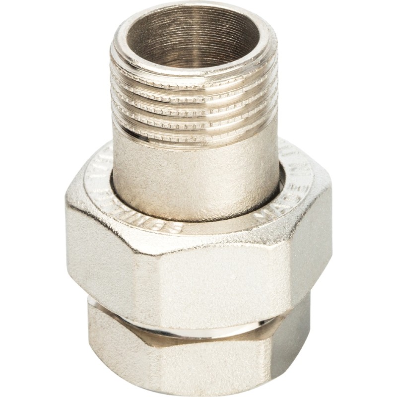 Разъемное соединение американка Stout SFT-0041-000012 1/2 дюйма уплотнение под гайкой o-ring кольцо никелированное с внутренней и наружной резьбой