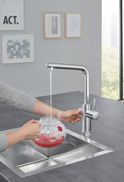 Смеситель для кухни Grohe Red Duo New 30325001 с водонагревателем