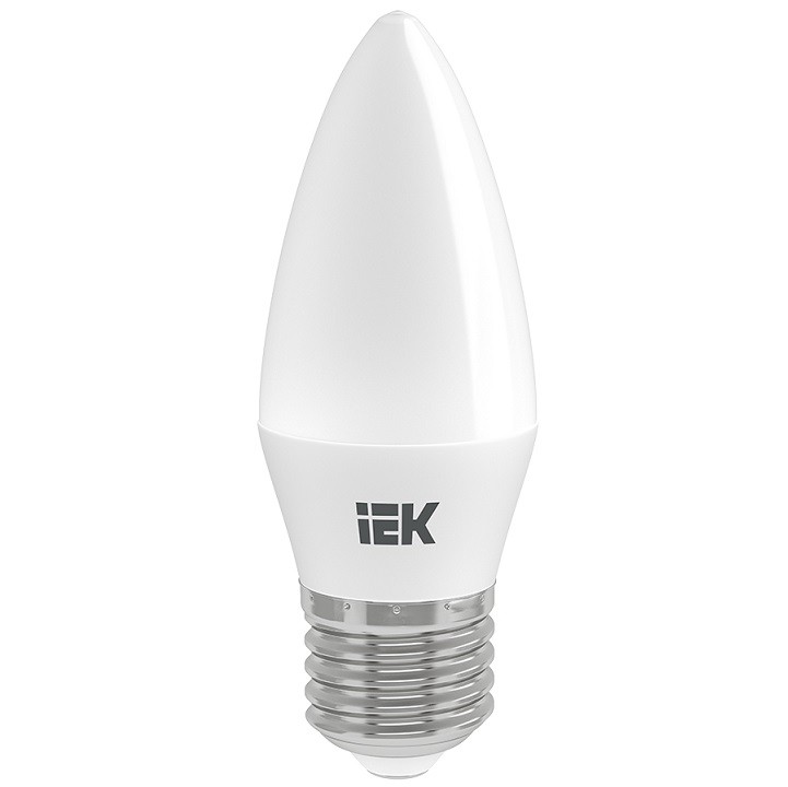 Лампа светодиодная IEK Eco C35 5W Е27 4000К