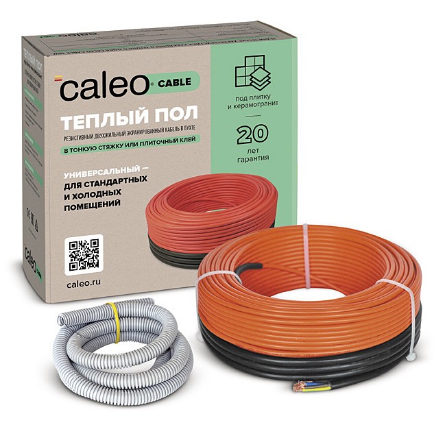 Комплект теплого пола Caleo Cable 18W-40 5,5 м2