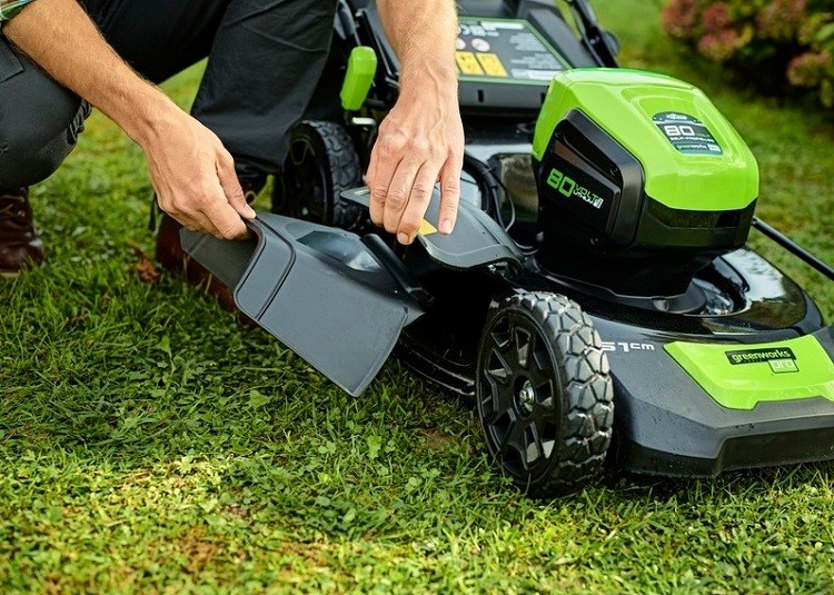 Газонокосилка аккумуляторная Greenworks GD80LM51SP без аккумулятора и зарядного устройства 