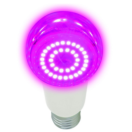 Светодиодная лампа Uniel LED-A60-14W/SPSB/E27/CL PLP30WH для растений
