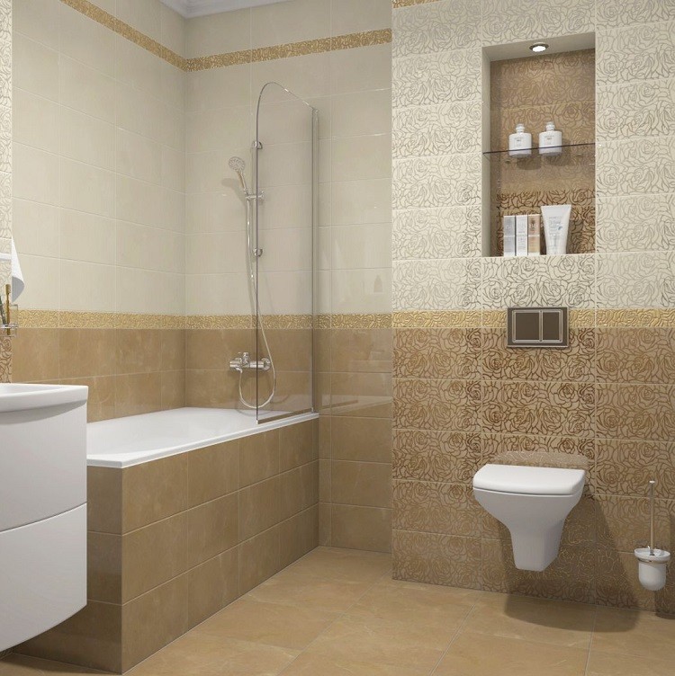 Плитка керамическая Ceramica Classic 08-03-37-1349 Serenity Rosas кремовая 400х200 мм