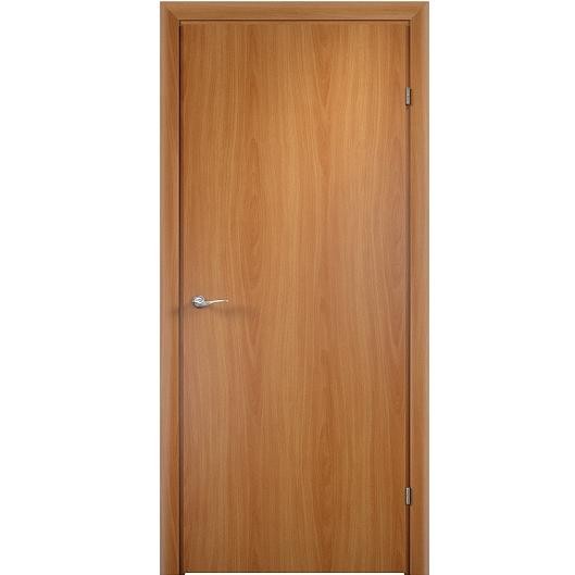 Дверное полотно Verda врезка 2014 с четвертью глухое Миланский орех 2000х600 мм