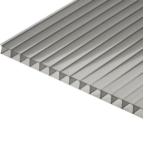 Поликарбонат сотовый Юг-Ойл-Пласт Ug Standart серебро 8 мм 2,1х6 м