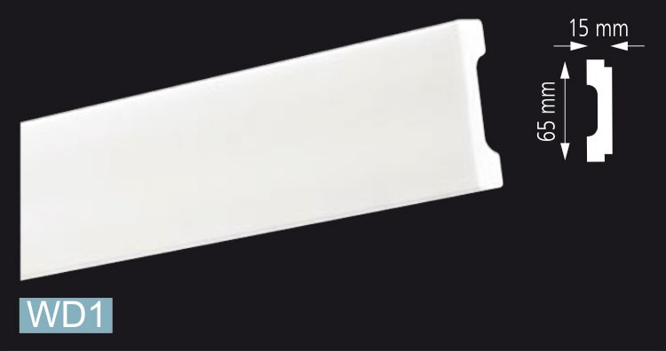 Молдинг из дюрополимера NMC HDPS Wallstyl Essenza WD-1 2 м