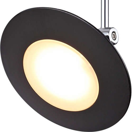 Светильник потолочный светодиодный Odeon Light Uliss 3811/7CL глянцевый черный 7W 220V