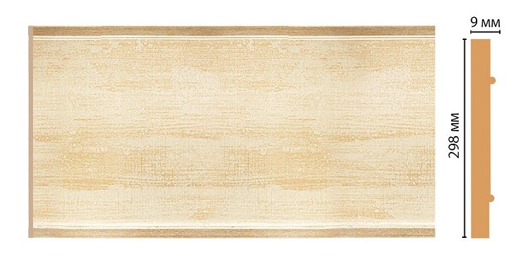 Панель декоративная Decomaster Золото B30-281 2400х298 мм