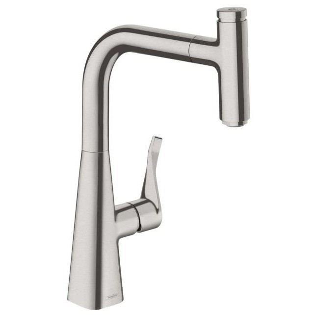 Смеситель для кухни Hansgrohe Metris Select 240 14857800 с выдвижным изливом