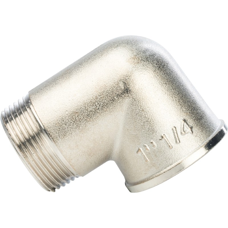 Угольник Stout SFT-0012-000114 1 1/4 дюйма никелированный с внутренней и наружной резьбой