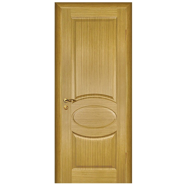 Дверное полотно Мариам Алекс шпон Светлый дуб глухое 2000х800 мм