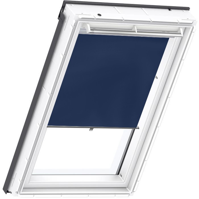 Штора рулонная Velux RHL 9050 темно-синяя (M04) 78х98 см на крючках