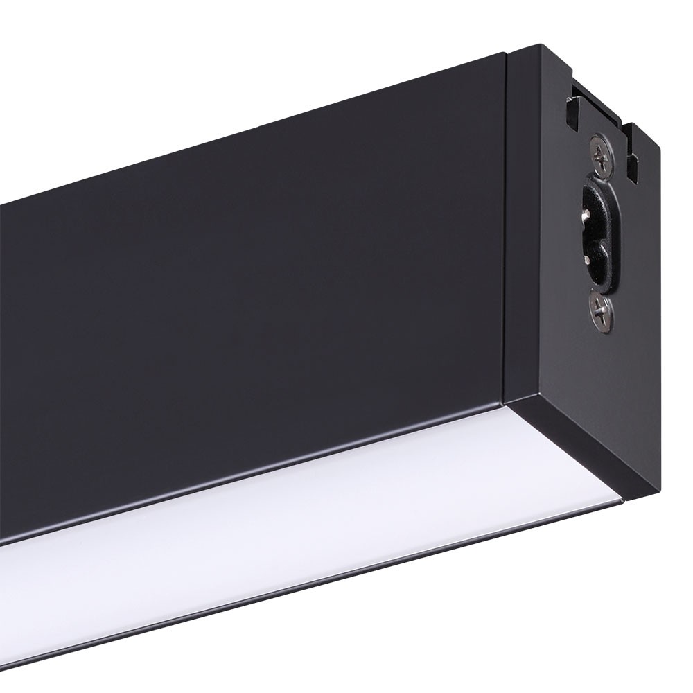 Светильник потолочный светодиодный Novotech Ratio 358099 линейный черный 6W 24V
