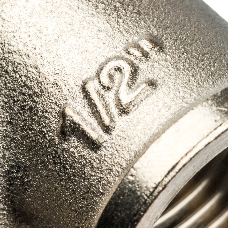 Угольник Stout SFT-0012-000012 1/2 дюйма никелированный с внутренней и наружной резьбой