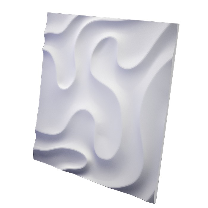 Дизайнерская 3D панель из гипса Artpole Fog 1 600х600 мм