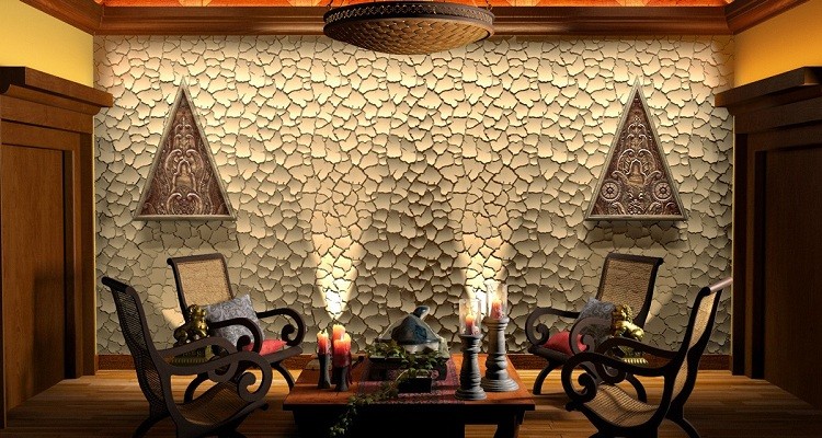 Дизайнерская 3D панель из гипса Artpole Sahara 600х600 мм