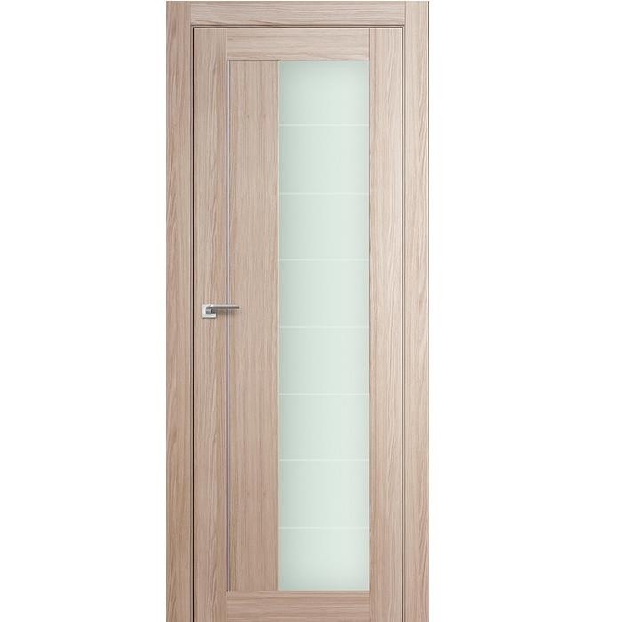 Дверное полотно Profil Doors 47х экошпон Капучино мелинга стекло Varga 2000х600 мм 