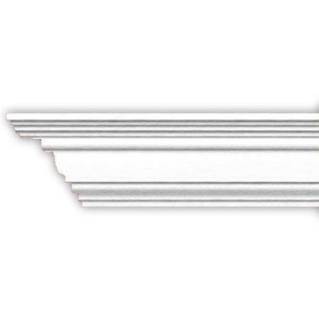 Плинтус потолочный полиуретановый Decomaster DP-374 2400х95х60 мм
