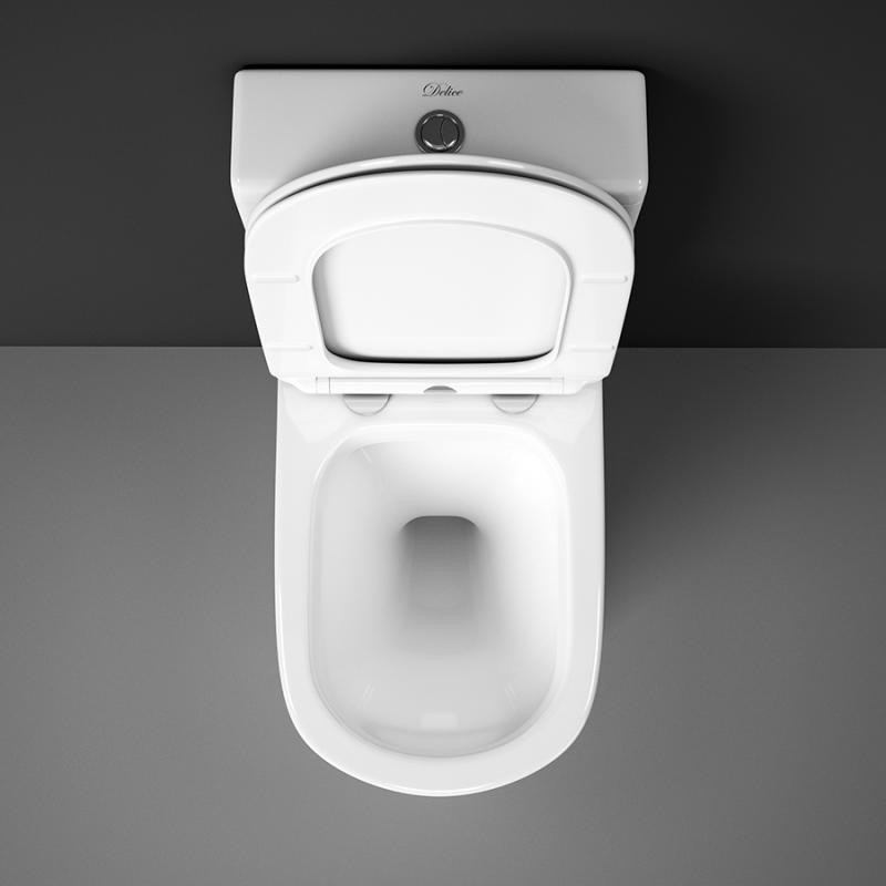 Унитаз напольный Delice Beatrice Compact c сиденьем микролифт