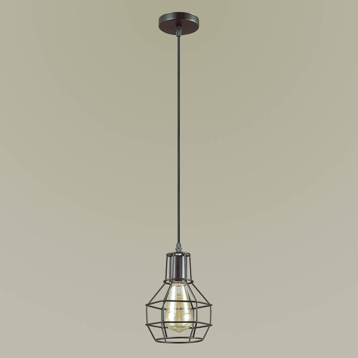 Светильник подвесной Lumion Harald 3637/1 черный E27 60W 220V