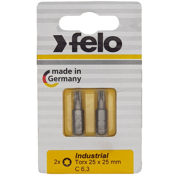 Бита Felo Industrial Torx 25х25 мм 2 шт.