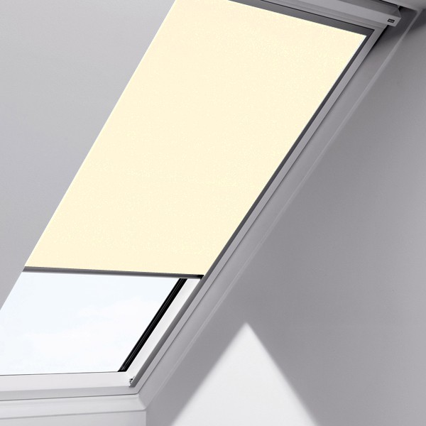 Штора рулонная Velux DKL Сиеста 1085 бежевая (S08) 114х140 см на направляющих