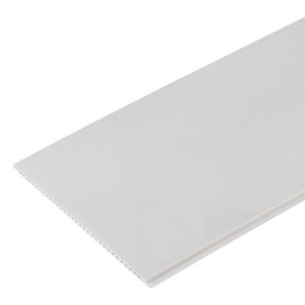 Стеновая панель ПВХ Апласт матовая белая 2700x250 мм