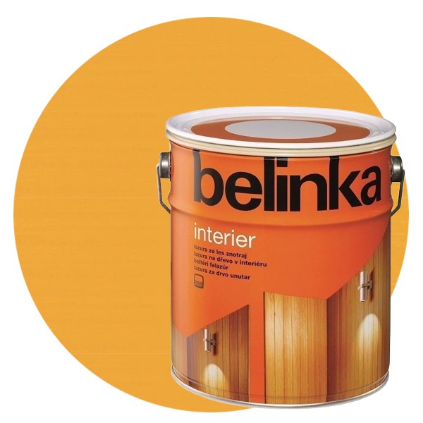 Пропитка для древесины Belinka Interier № 62 Радужно-жёлтый 2,5 л
