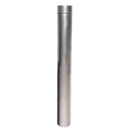 Труба для дымохода нержавеющая сталь Eco Flue 1 мм D115 мм L0,5 м