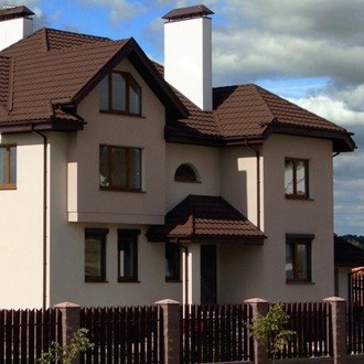 Черепица композитная Metrotile Gallo коричневая
