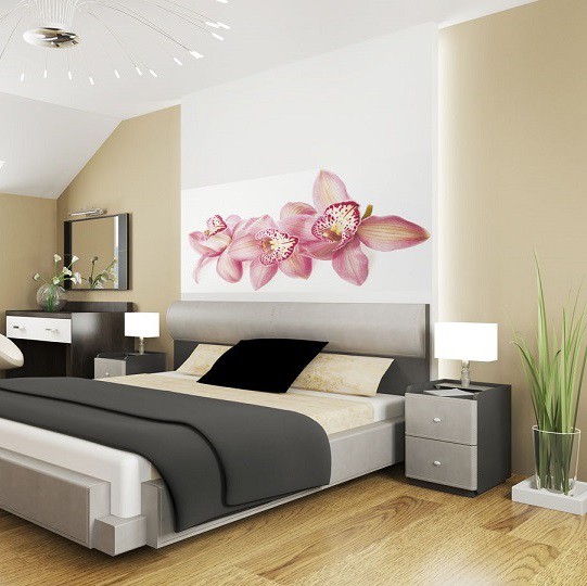 Фотообои виниловые на флизелиновой основе Decocode Розовые лилии 91-0452-FR 0,91х2,11 м