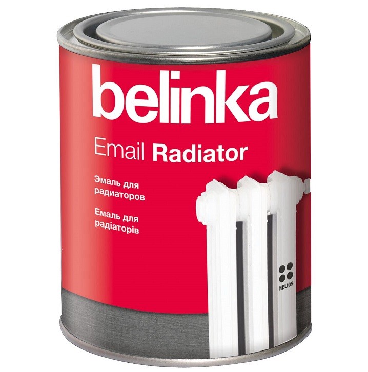 Эмаль термостойкая Belinka Email Radiator для радиаторов глянцевая белая 0,75 л