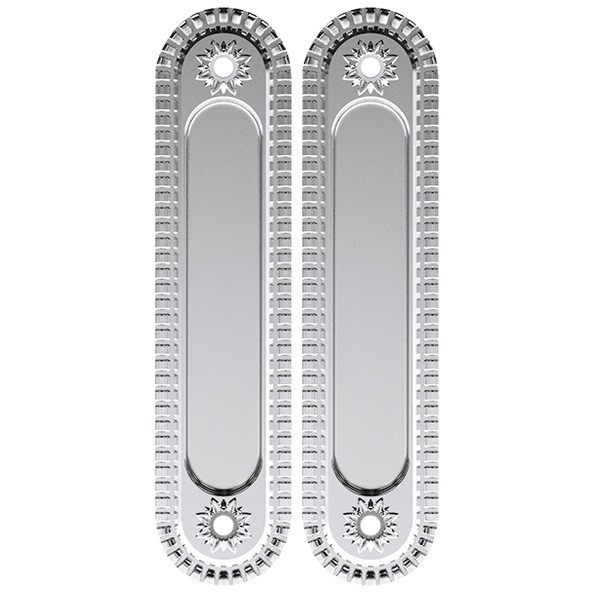 Ручка для раздвижных дверей Armadillo SH010/CL SILVER-925 серебро 925