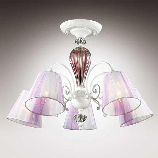 Люстра потолочная Odeon Light Madina 2889/5C белая E14 5х60W 220V