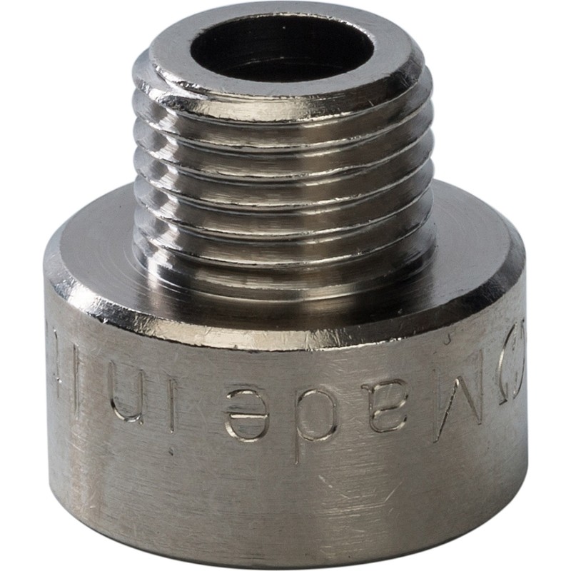 Переходник Stout SFT-0008-003814 3/8х1/4 дюйма никелированный с внутренней и наружной резьбой