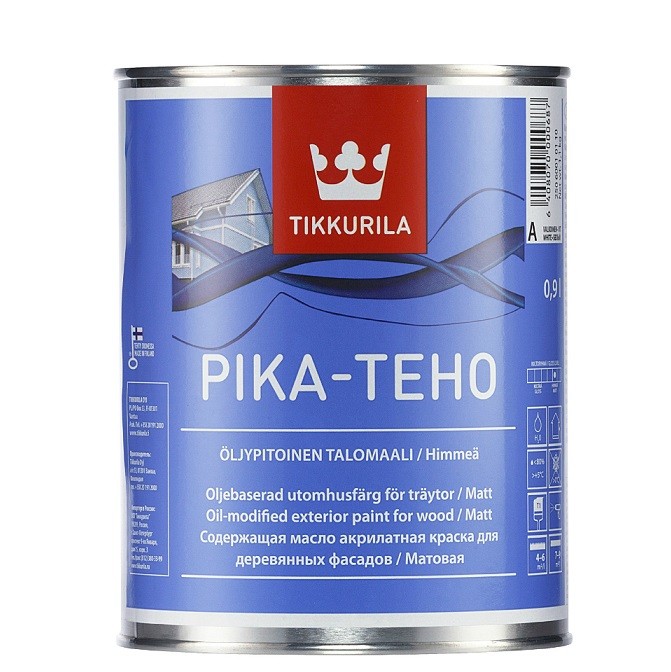 Краска для домов Tikkurila Pika-Teho база C 0,9 л