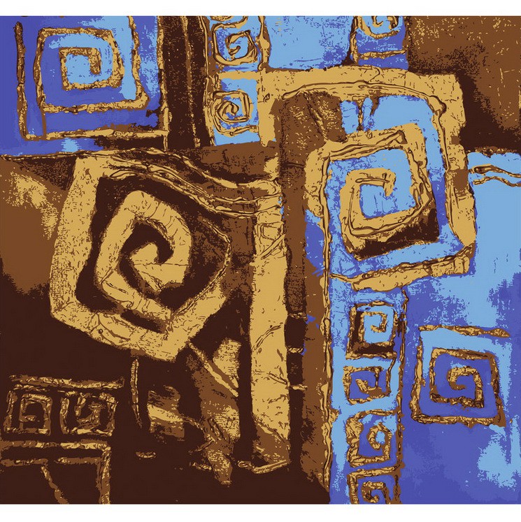Фотообои виниловые на флизелиновой основе Decocode Греческая абстракция 31-0152-AE 3х2,8 м  