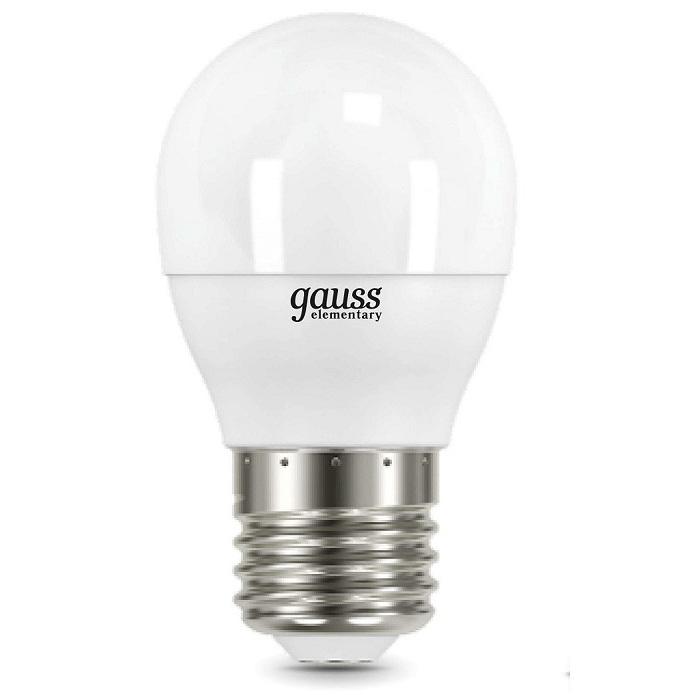 Лампа светодиодная Gauss 53222 Elementary Шар 12W E27 4100K