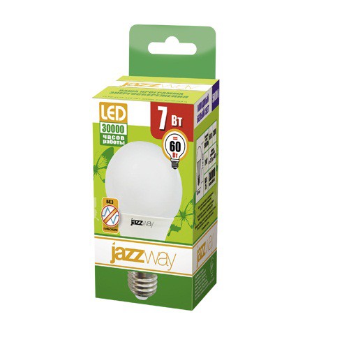 Лампа светодиодная Jazzway Pled-Eco-A60 E27 7W 5000K