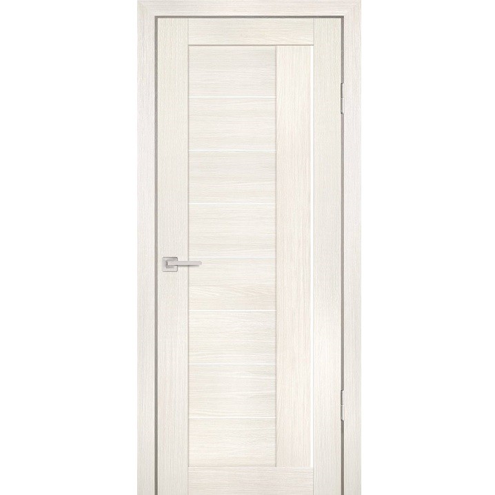 Дверное полотно Profilo Porte PS-17 экошпон Эшвайт мелинга стекло белый сатинат 1900х600 мм